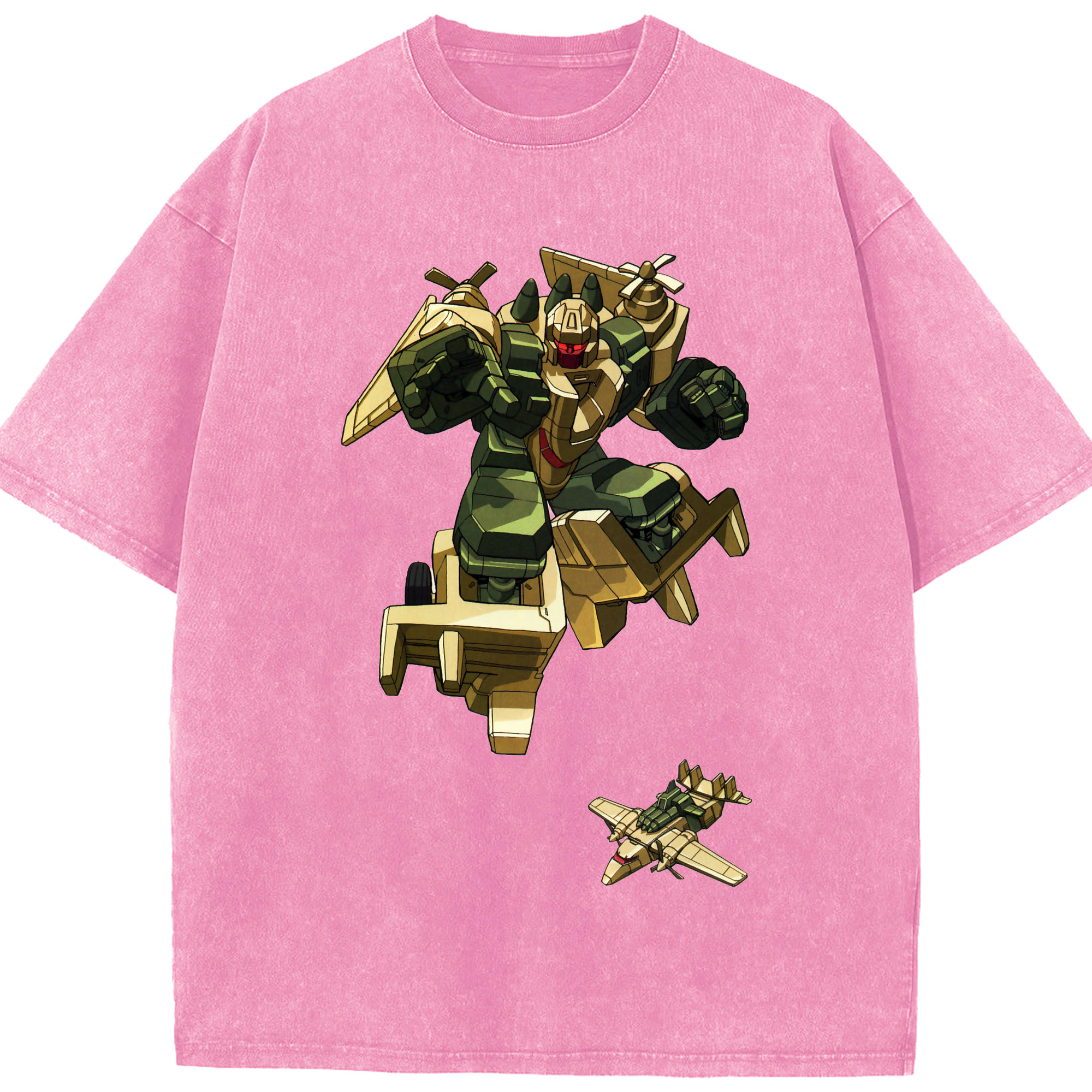 （画像用）  綿100% ヴィンテージ風 半袖Tシャツ（フロントプリント）